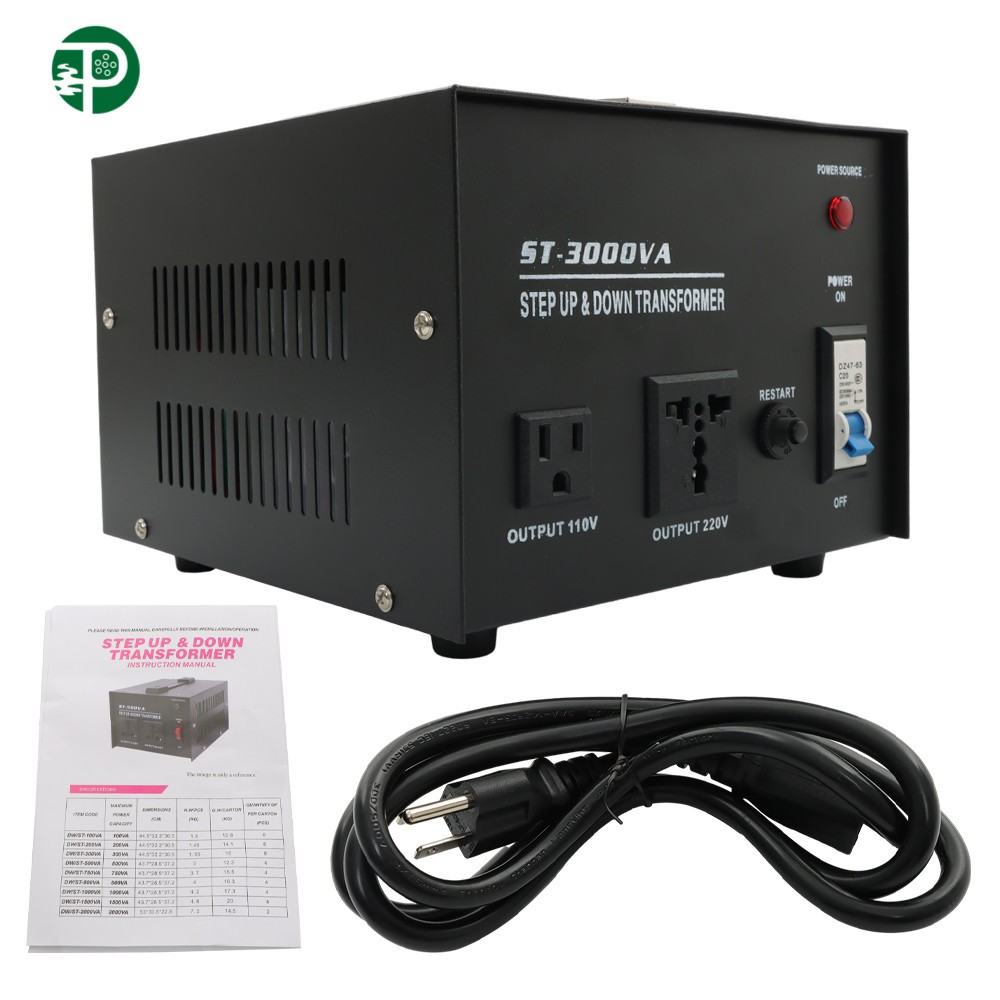 3000W Voltage Power Converter Transformer 110v to 220v/220v to 110v Step Up/Down gallery
