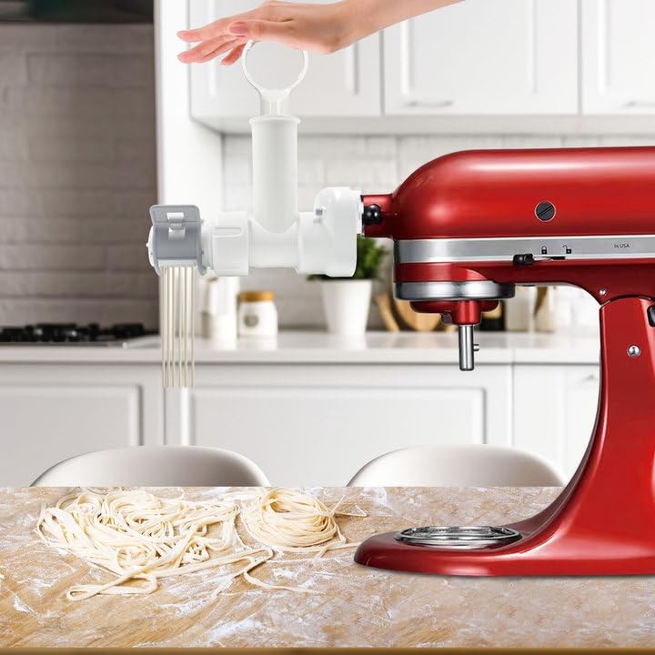 Pasta Maker Attachment for Kitchen aid Stand Mixers with 6 Interchangeable Di... gallery