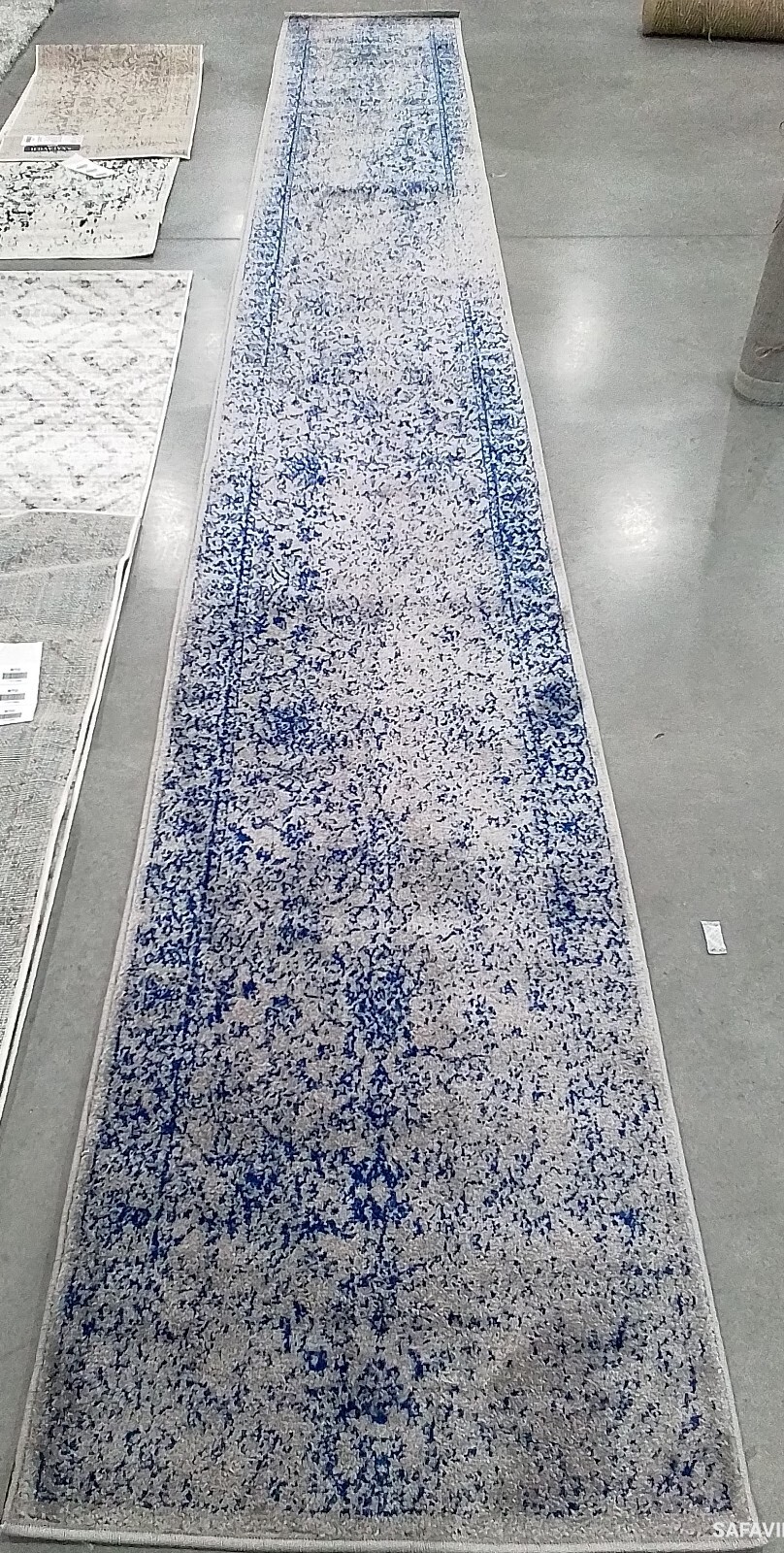 GREY / BLUE 2'-6" x 18'-0" Stained Rug, Reduced Price 1172772983 ADR109A-218 gallery