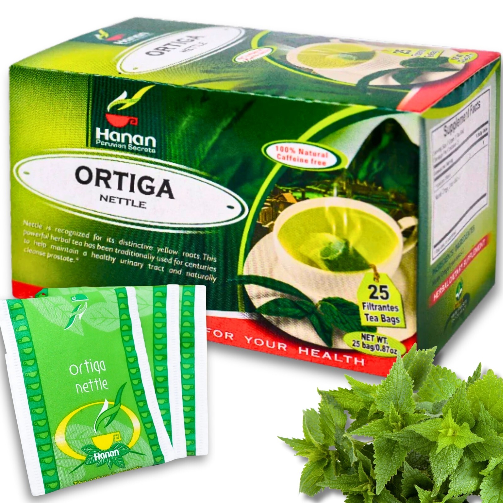 Stinging Nettle Tea 100 Herbal Teabags-0 Natural Dried Te de of Ortiga/Urtica gallery