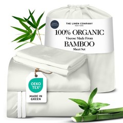100% Organically Grown Viscose Full Set – 16 Inches Deep Pocket with 4 Corner…
