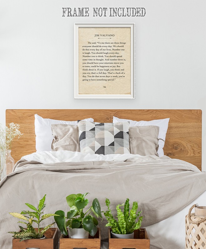 Poster - Jim Valvano - 3 Things Every Day - Choose Unframed Poster or Canvas gallery