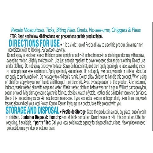 Cutter Skinsations Insect Repellent 7% DEET 4 Pack 6 fl oz Pump Spray gallery