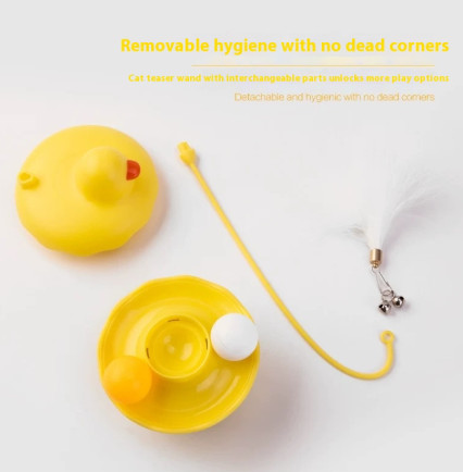 Interactive Duck Cat Toy – Lightweight Resin Toy for Kittens & Cats gallery