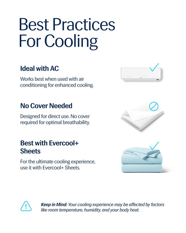 ® Evercool® Cooling Comforter, Twin/Twin XL, Blanket for Hot Sleepers, All Se... gallery