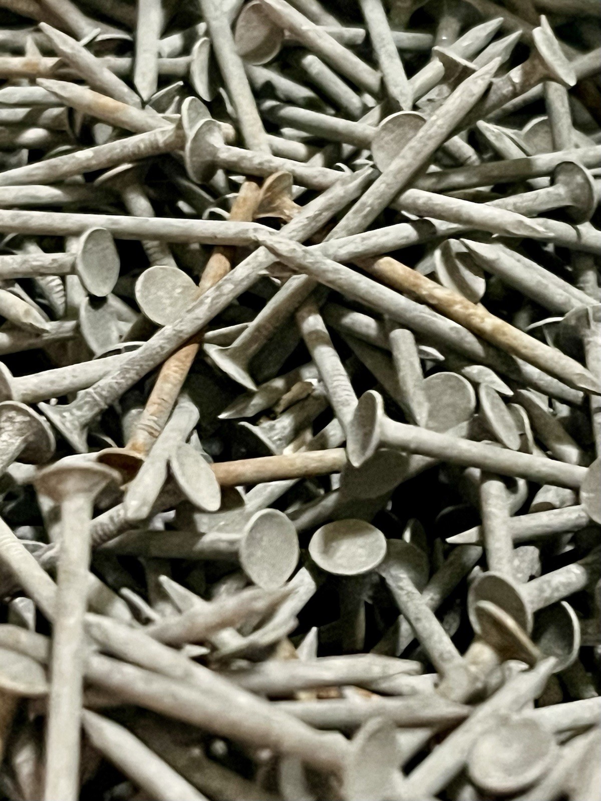 7lbs Of 1 -1/2” Electro-Galvanized Roofing/Re-Roofing Nails- Most New, Some Rust gallery