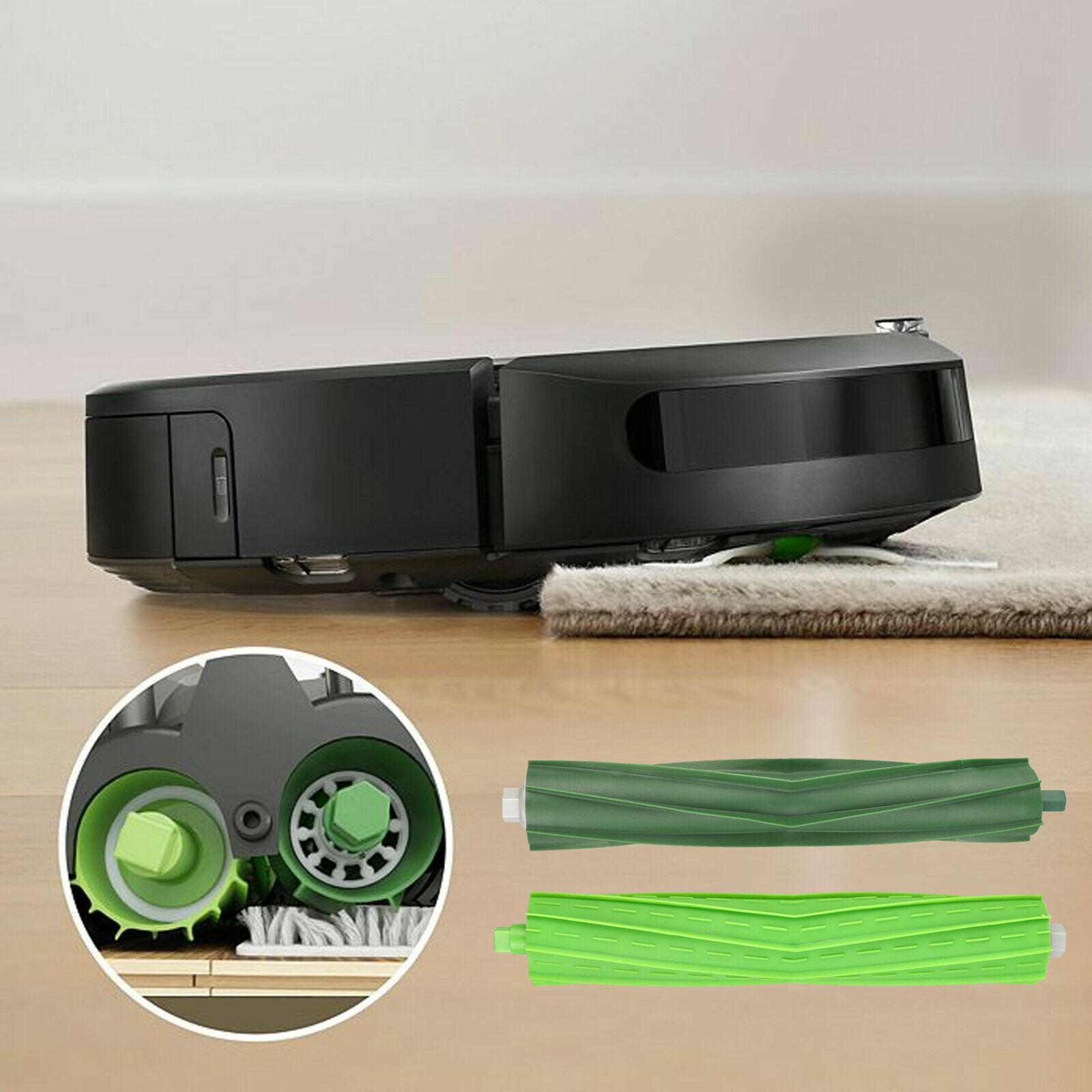 For iRobot Roomba Replacement Parts Side, Roller Brushes, Filters E5 E6 E7 i3 i7 gallery