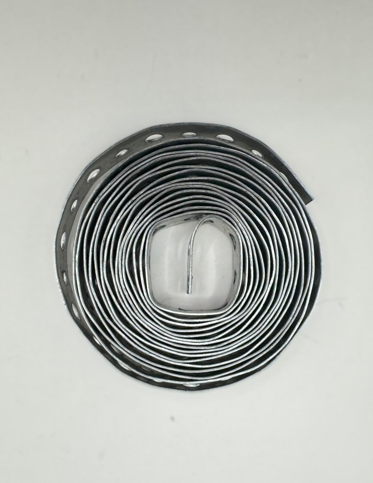 Galvanized Plumbers Tape – Perforated Metal Hanger Strap–3/4"x10 feet (28 Guage) gallery
