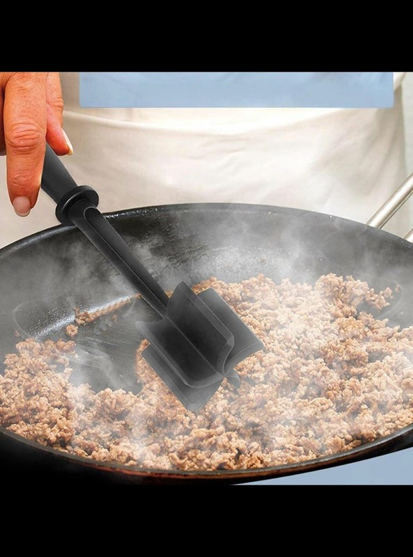 Meat Hamburger Chopper Heat Resistant Utensil Ground Beef Potato Masher Spatula gallery