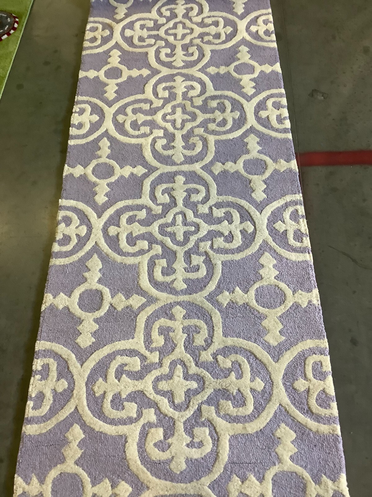 LAVANDER / IVORY 2'-6" x 8'-0" Flaw in Rug, Reduced Price 1172670704 CAM133C-28 gallery