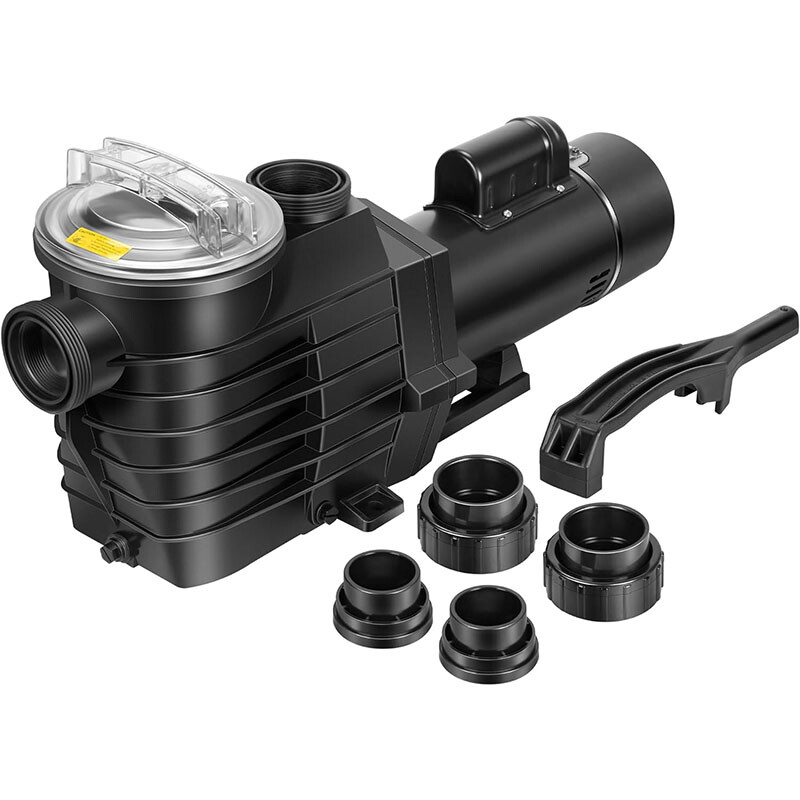 2.5HP In/Above Ground Swimming Pool Pump Self Primming Dual Speed 230V &Strainer gallery