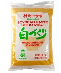 Soybean Paste White Shiro Miso for Miso Soup 2 Lb.3.2 Oz.(1 Kg) No MSG By Miko