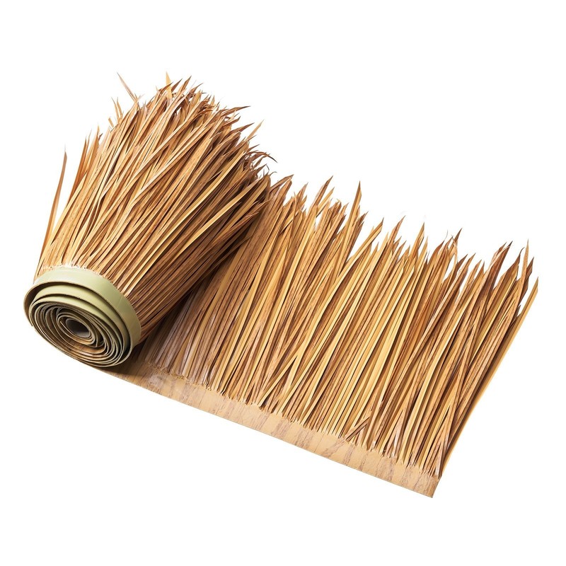 Artificial Thatch Grass Roofing 1.3x3.2 ft Mexican Style Tiki Bar Hut Skirt Roof gallery