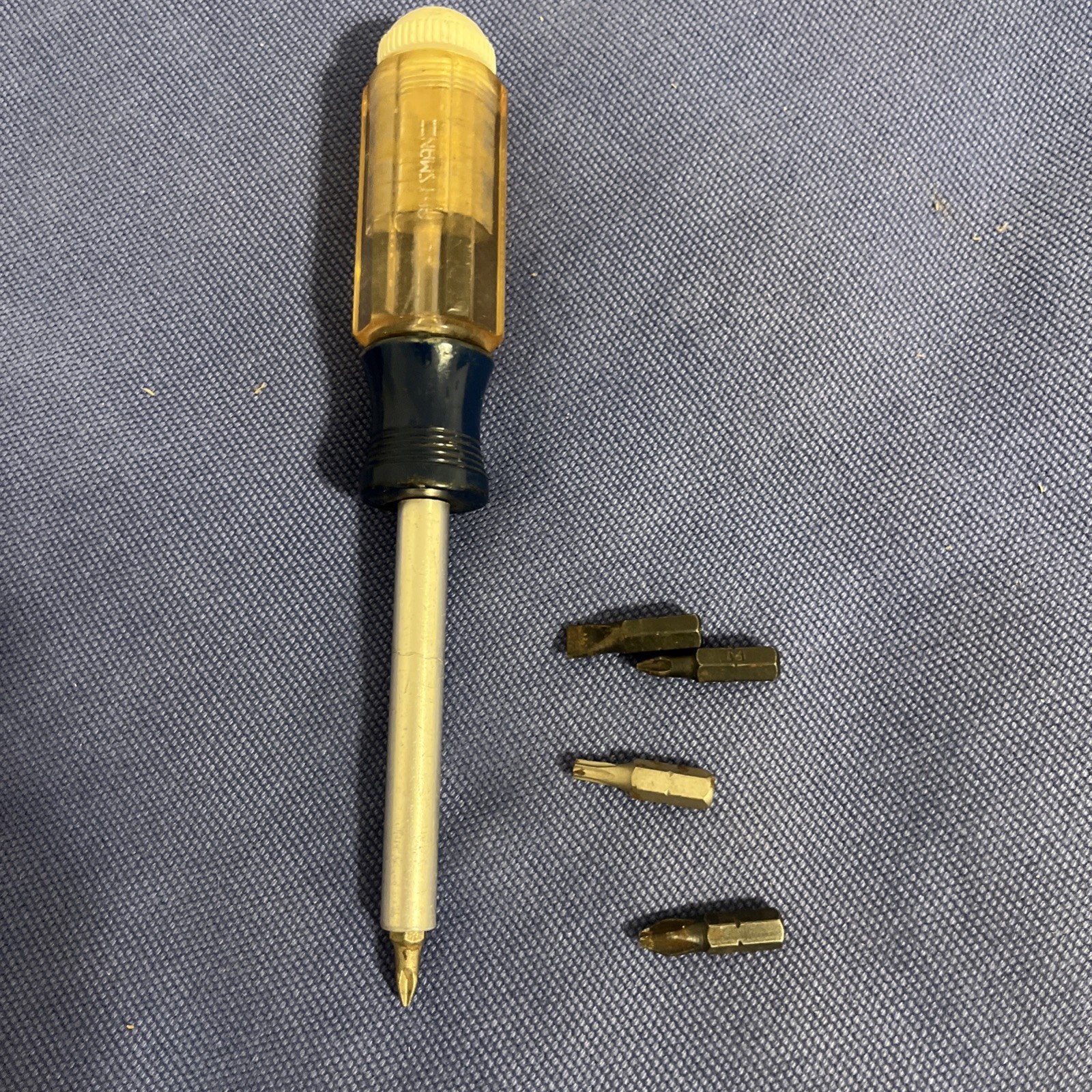 Craftsman 1/4" Bit Driver Magnetic Screwdriver 41467 WF + 5 Bits USA gallery