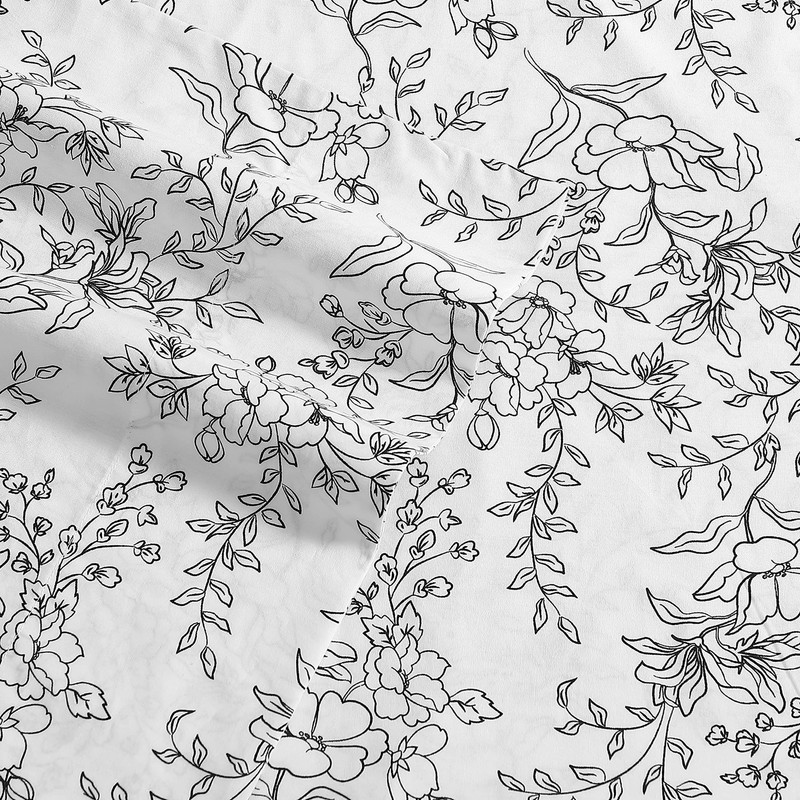 - King Sheets, Cotton Percale Bedding Set, Crisp Cool Ideal Bedding Set Hawl... gallery