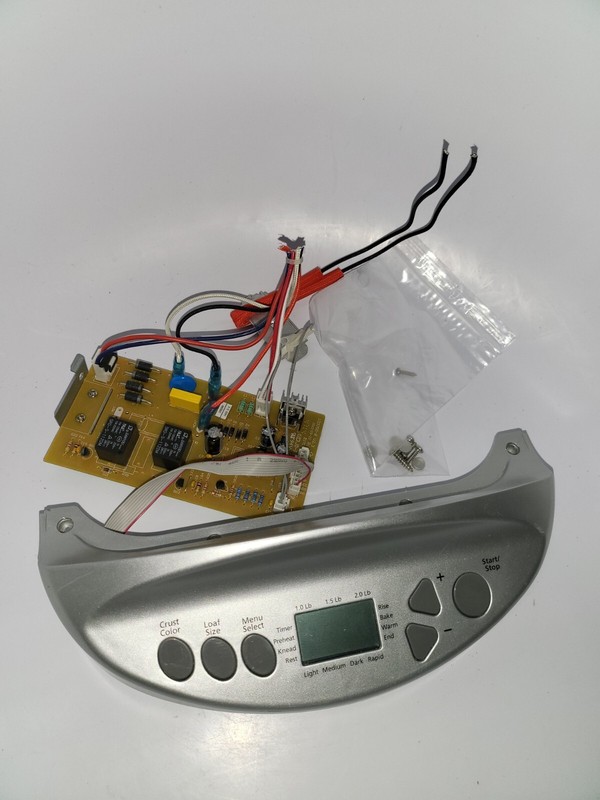 Control Panel, PCB, & Screws for Oster CKSTBR9050 Bread Machine Replacement Part gallery