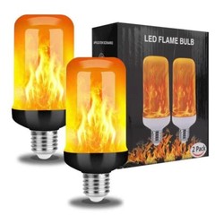 Led Flame Effect Light Bulb4 Modes Flame Lights Bulbs 2 Pack E26 Base Fire – US
