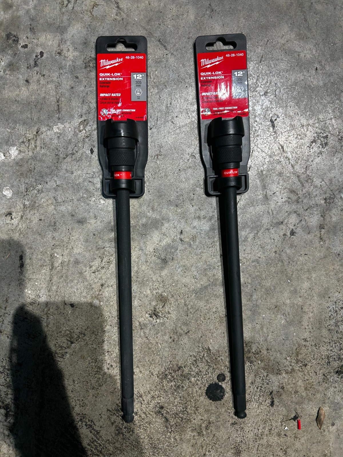 Milwaukee 12" QUIK-LOK Universal Extension Bit (7/16" Shank - Model 48-28-1040) gallery