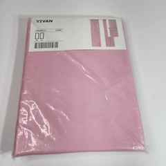 VIVAN Curtains 1 pair pink polyester cotton New 57in x 98.5in (145×250 CM) New
