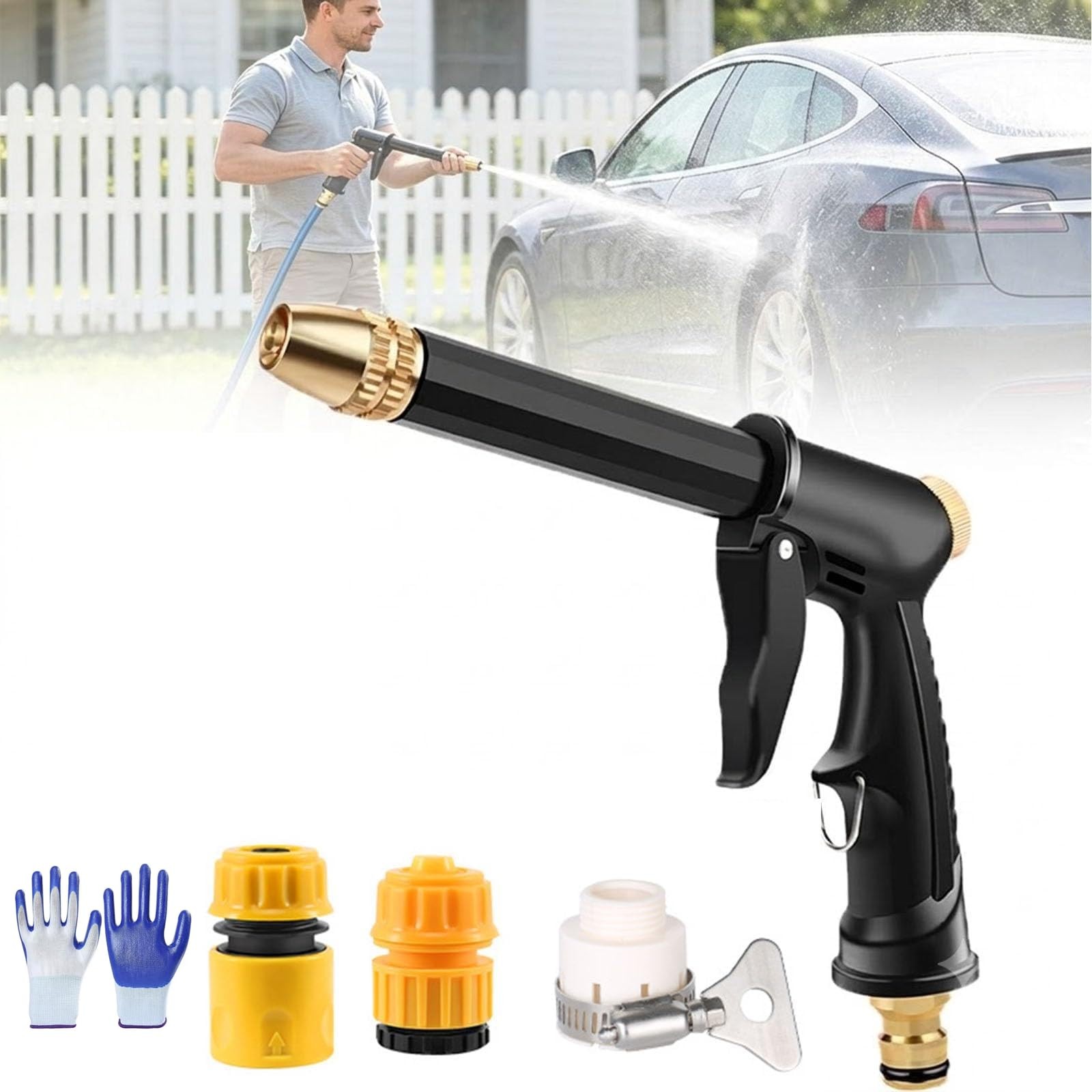 Multifunctional Car Wash Tool, Portable High Pressure Water Sprayer gallery