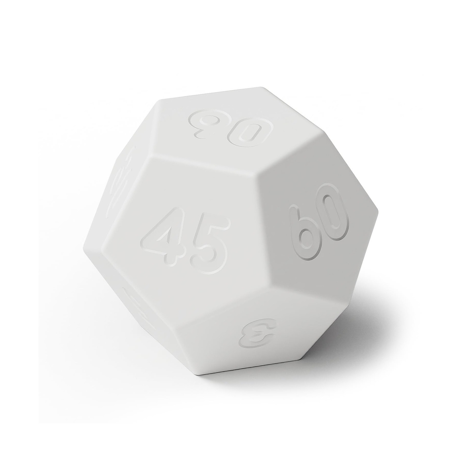 mooas Dodecagon Time Ball Rechargeable Mini Timer (White), 11 preset time, De... gallery