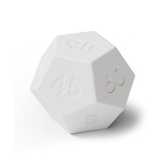 mooas Dodecagon Time Ball Rechargeable Mini Timer (White), 11 preset time, De…