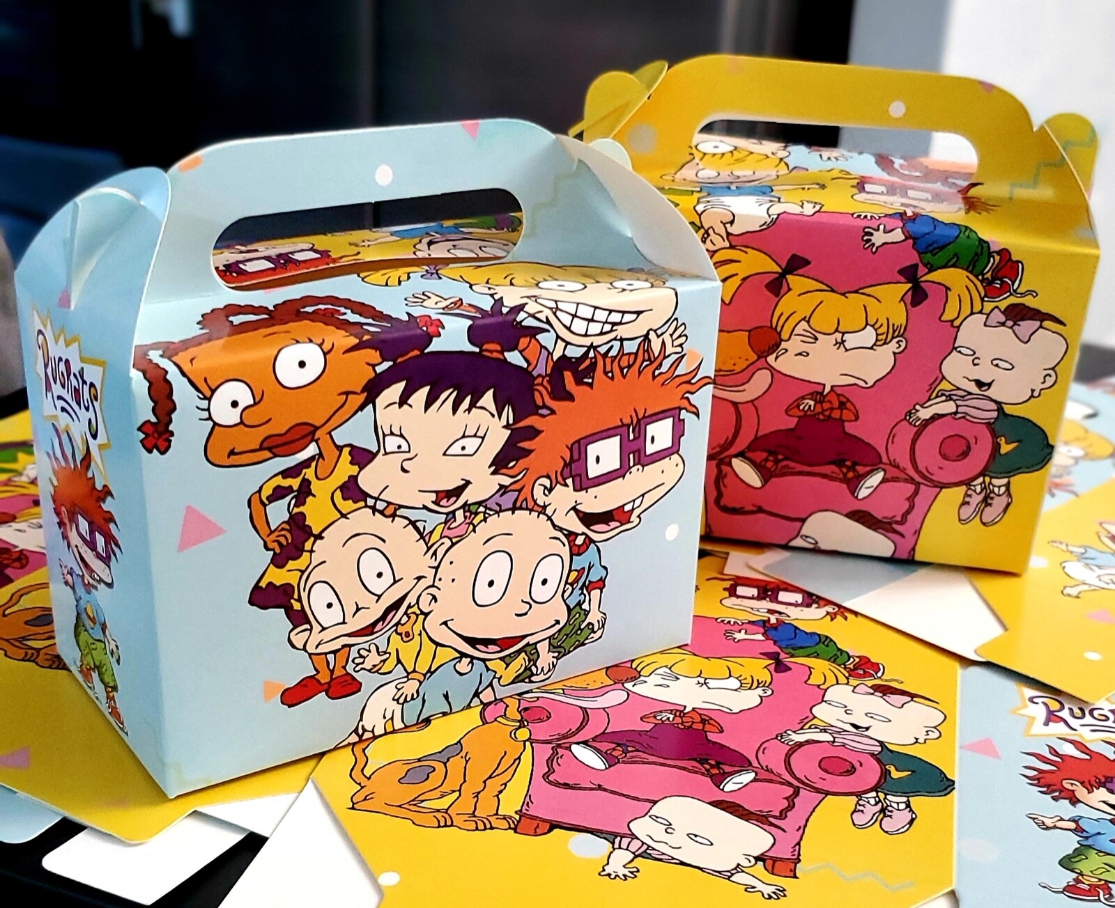 RUGRATS CUPS PLATE BANNER PARTY TABLE COVER SUPPLIES BALLOON CUPCAKE TOPPER CAKE gallery