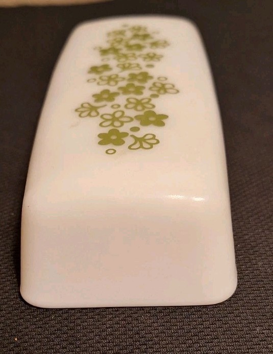 Vintage Pyrex Replacement lid Spring Blossom Crazy Daisy Butter Dish top only gallery