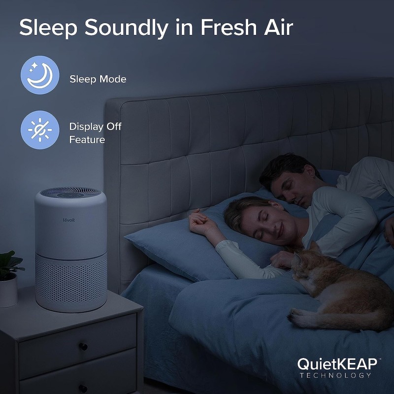 High Performance Air Purifier - Extra Large Coverage - 3-in-1 Filter - White gallery