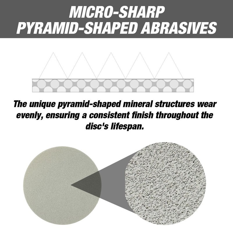 6-inch Hook & Loop Abrasive Foam Polish Discs - GRIT 5000 - Pack of 15 Discs gallery