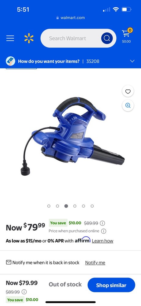 VECELO Leaf Blower & Vacuum, Handheld Electric Blowers for Lawn Care