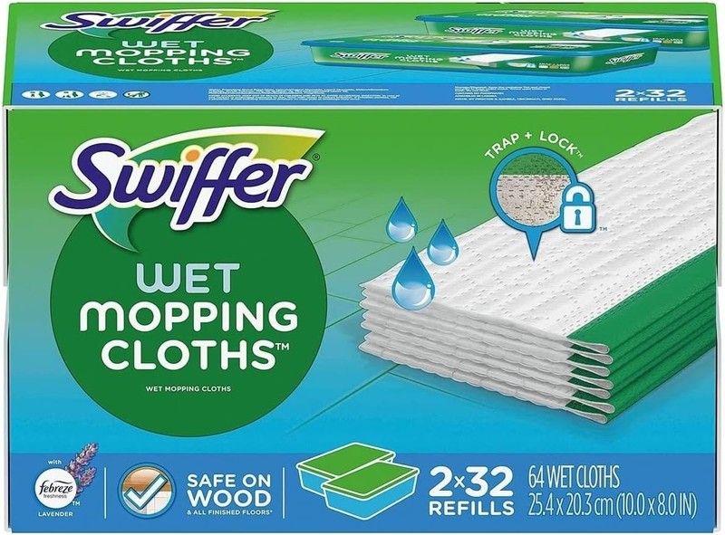 Swiffer Sweeper Wet Refills, (64 Count) - Lavender & Vanilla Comfort gallery