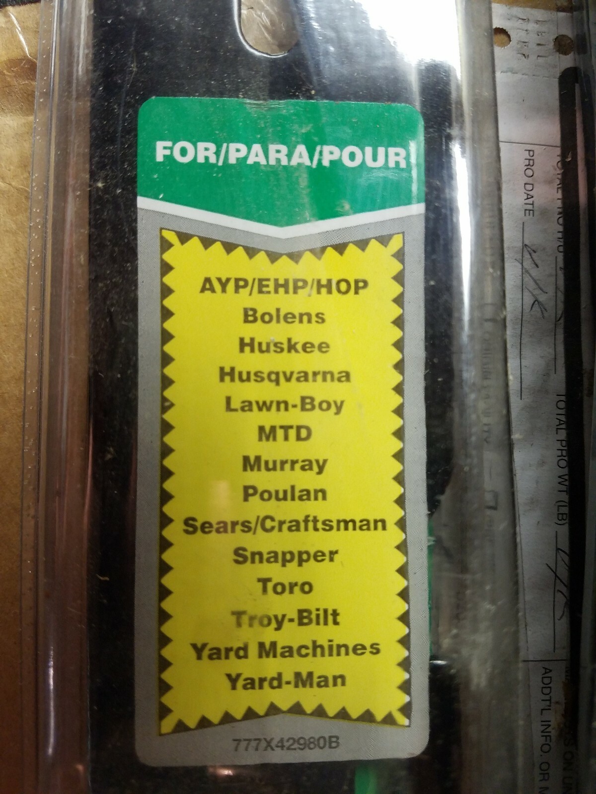 NOS - Arnold 16" Universal De-thatching Blade - 41cm gallery