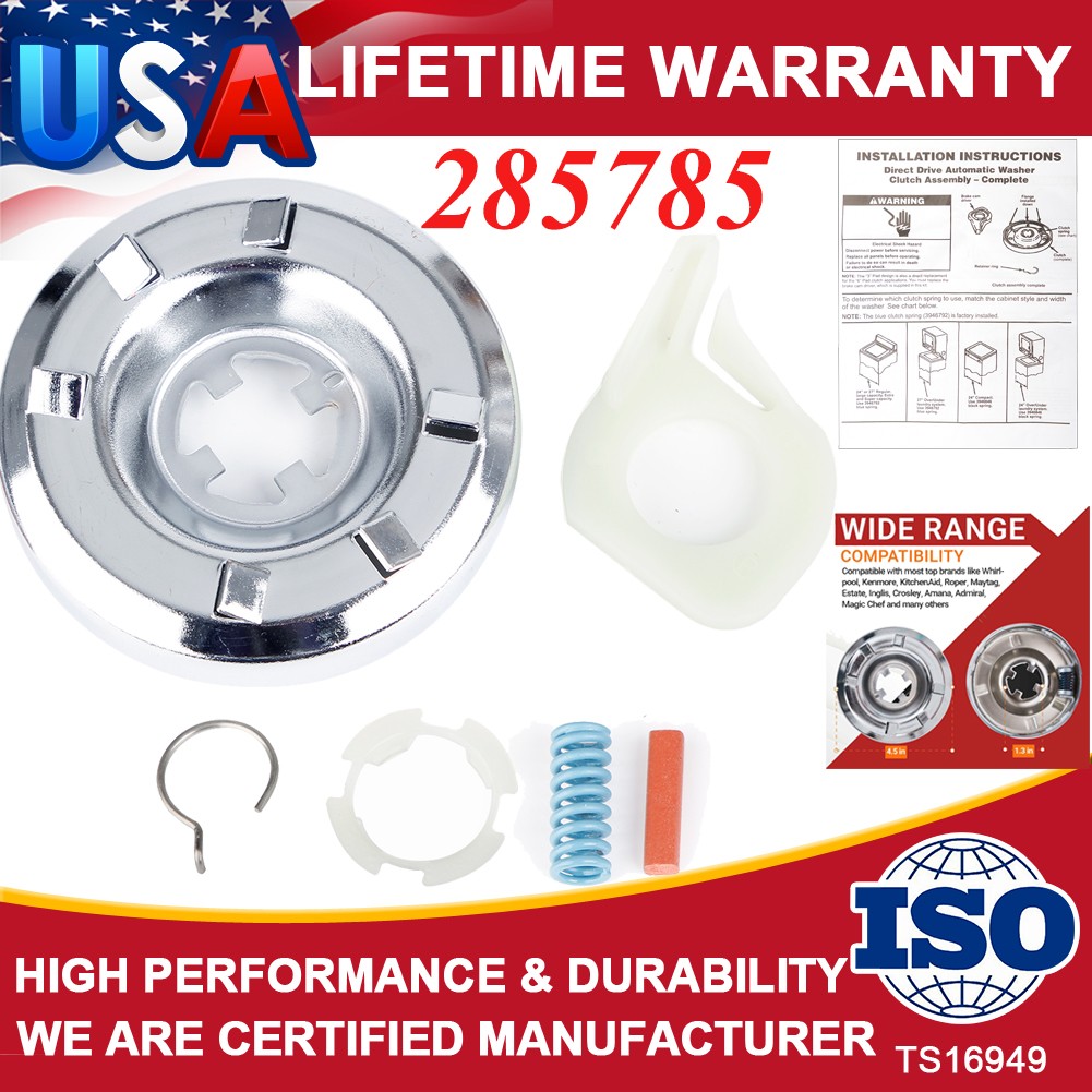 Washing Machine Spin Clutch Assembly For Whirlpool Kenmore 80 Series Top Loader gallery