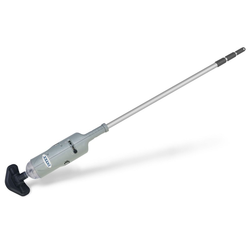Intex Rechargeable Handheld Above Ground Swimming Pool Vacuum, Gray (Open Box) gallery