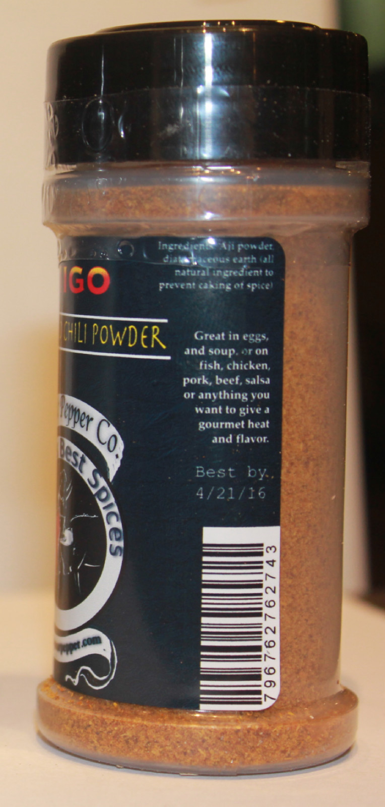 Chili Pepper Powder Gift Set Hot Spice Dried Ground Aji Amarillo Mild 2 x 1.5 oz gallery