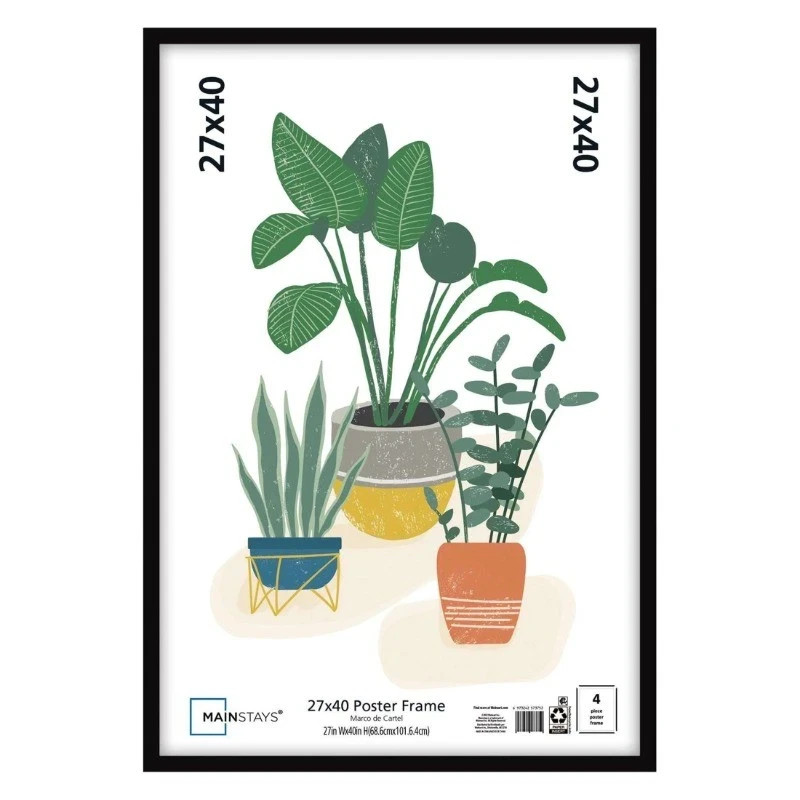 Mainstays 27'' x 40'' Black Basic Poster Frame