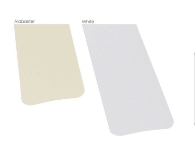 TruTouch 48x48" Cordless 1" Vinyl Mini Blind Alabaster 48W x 48L gallery