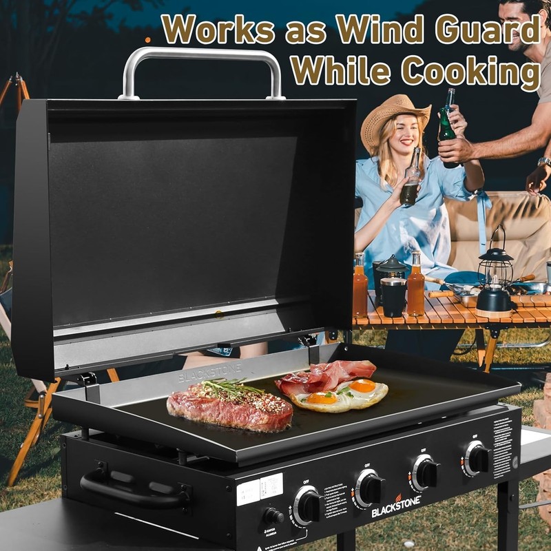 Blackstone Griddle 36" Hinged Lid - Hard Cover Upgrade gallery