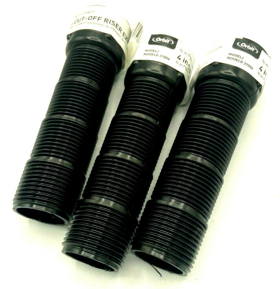 3/4" x 4" Long Cut Off Riser - Sprinkler Male & Female Head - 3 Pack Kit Pro