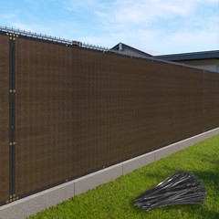 Customize 8′ FT Privacy Screen Fence Brown Commercial Windscreen Shade 1′-250′
