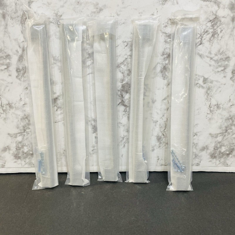 5 Pack Matte Black Cabinet Pulls 12.5 in Hole Center ZH0026 gallery