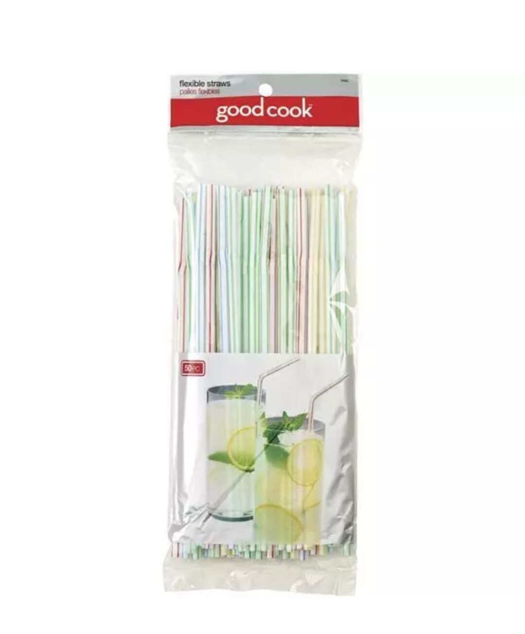 (6-50ct)- Bradshaw Good Cook 9 In. Plastic Flex Straw Model: 24992 (300 Total) gallery
