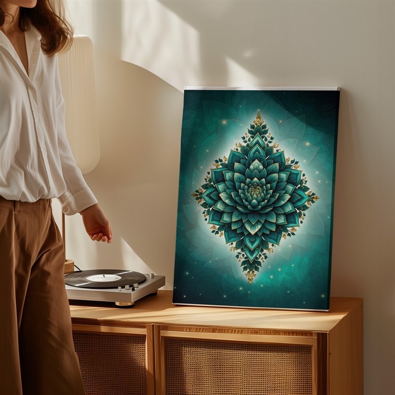 Create An Intricate Mandala Design Featuring A Wall Art Canvas Print Home Decor gallery