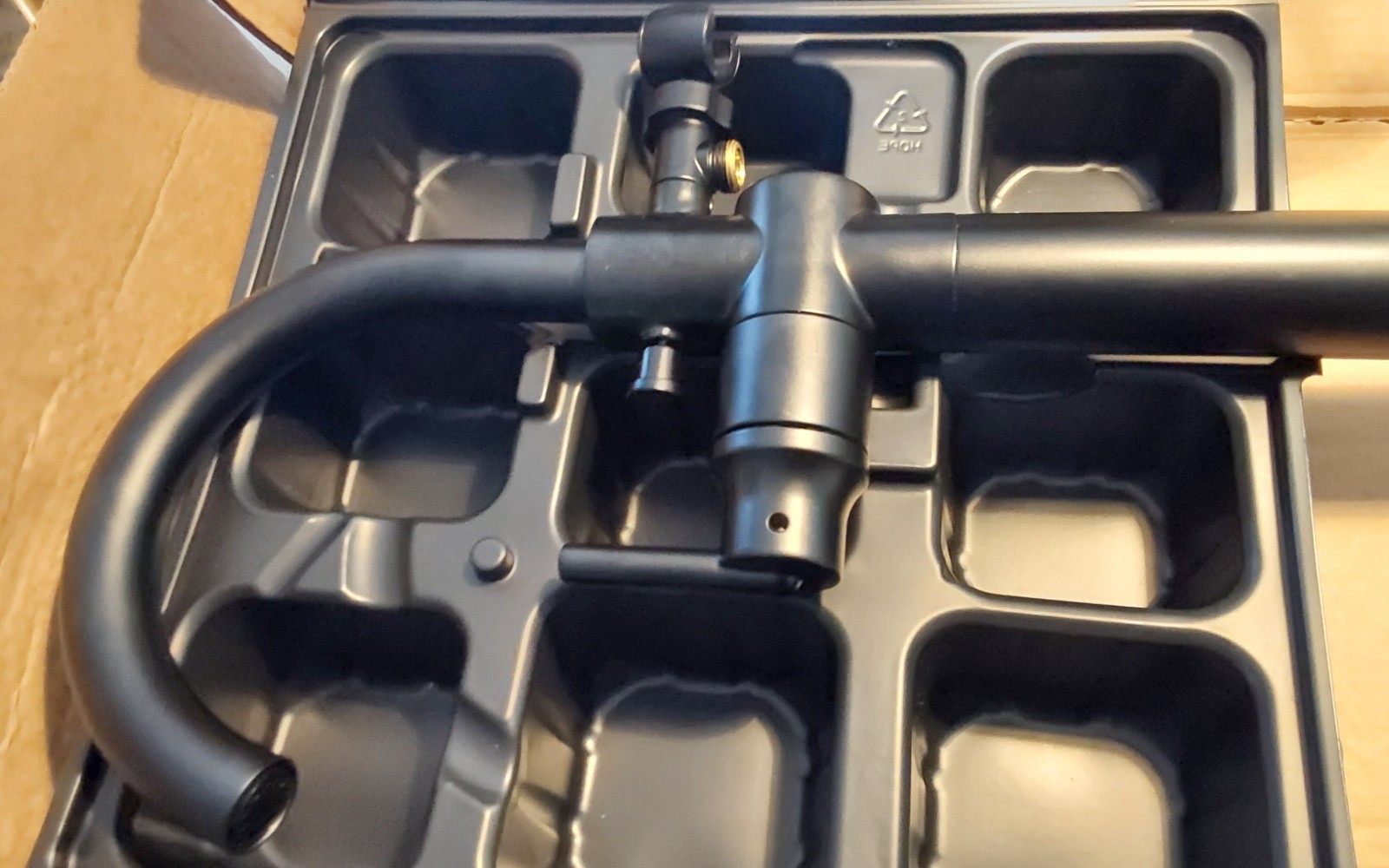 DELTA T4759-BLFL 'Trinsic' Single Handle Floor Mount Tub Filler Trim Matte Black gallery