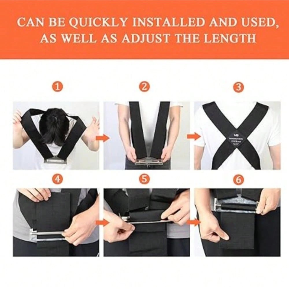 New Pro Ergonomic 2 Person Moving Straps Safe 800LB Heavy Furniture Lift Belt gallery