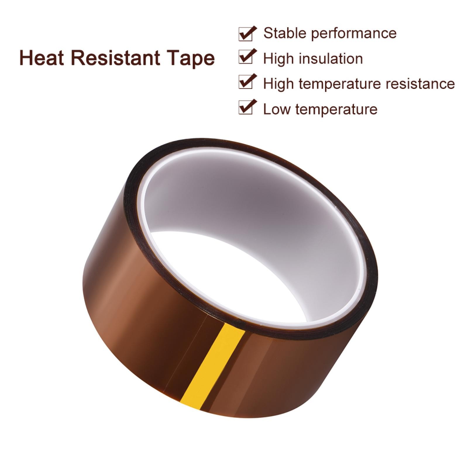 Heat Resistant Polyamide Adhesive Tape Film 40mm x 27m (88ft) gallery
