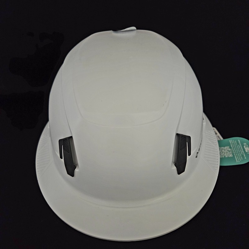 STUDSON SHK-1 Type II Class E Non-Vented Full Brim Safety Helmet White 53-63cm gallery