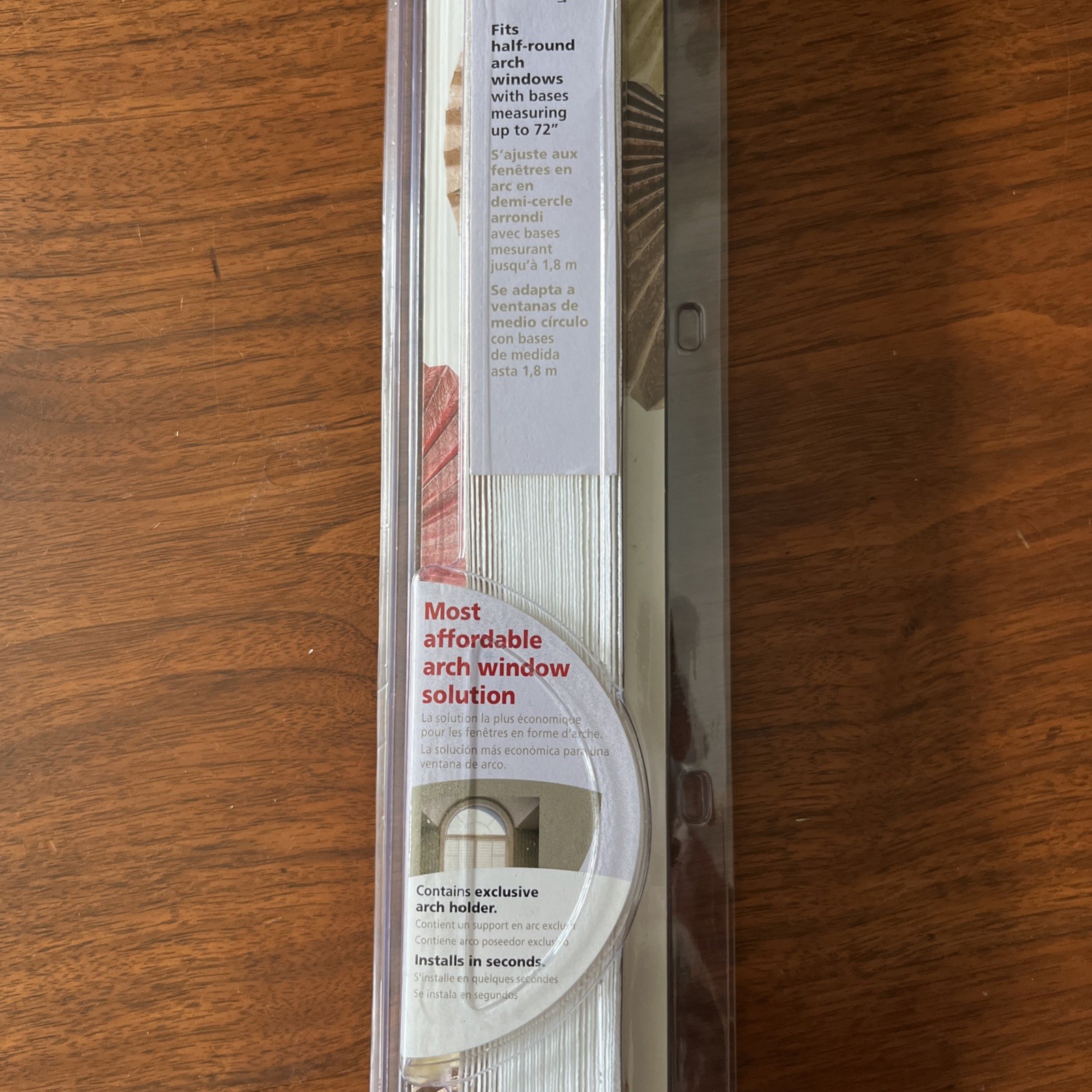 ARCH SHADE Pleated Blinds Window Half Round Light Blocking Fabric By REDI SHADE gallery