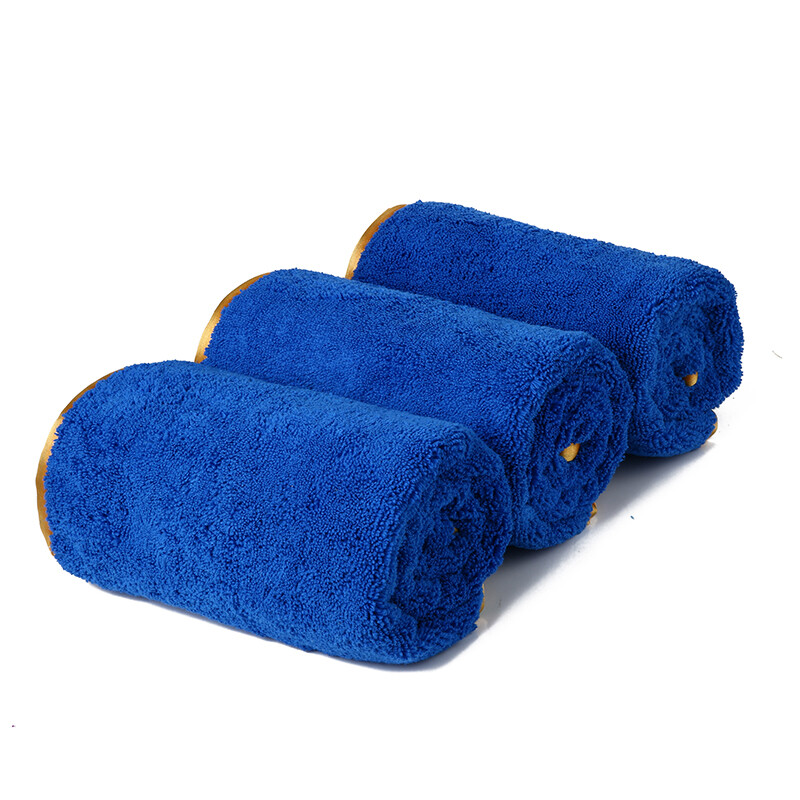 Large Microfiber Car Drying Towels Super Absorbent Scratch Free 16 "x 24" Blue gallery
